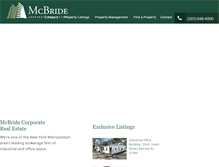 Tablet Screenshot of mcbridecorpre.com